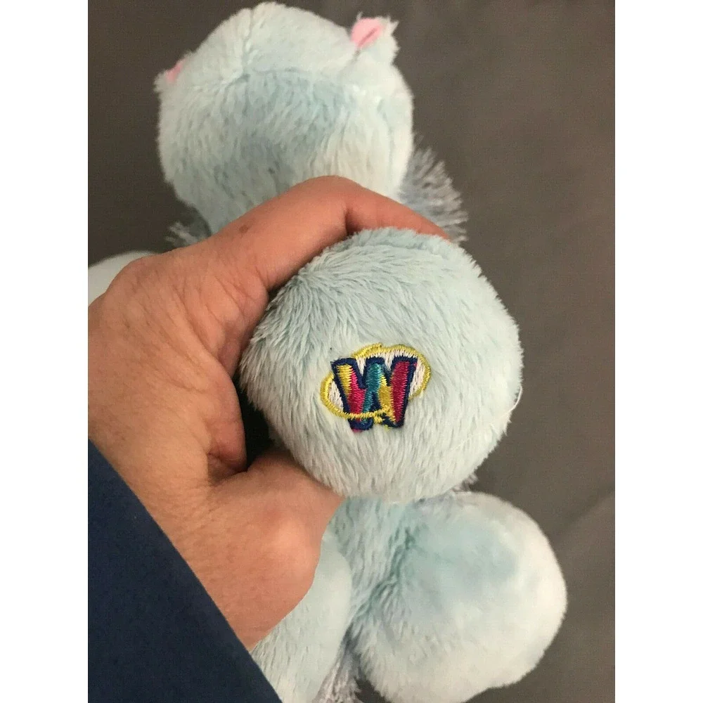 Lil' Kinz HIPPO Virtual Pet Plush Stuffed‎ Animal Toy Blue Ganz Webkinz NO CODE